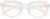 Top View of Prive Revaux Veronica Designer Reading Eye Glasses with Custom Cut Powered Lenses in Crystal Clear Ladies Cat Eye Full Rim Acetate 53 mm