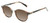 Profile View of OTIS A Day Late Designer Polarized Sunglasses with Custom Cut Amber Brown Lenses in Eco Hornwood Unisex Round Full Rim Acetate 50 mm