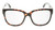 Front View of OTIS Odyssey Designer Reading Eye Glasses in Ochre Havana Tortoise Ladies Cat Eye Full Rim Acetate 54 mm