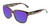 OTIS Odyssey Womens Cat Eye Polarized Sunglasses in Ochre Havana 54mm 10 OPTIONS with Custom Cut Purple Mirror Lenses