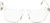 Front View of OTIS Summer of 67 X Designer Bi-Focal Prescription Rx Eyeglasses in Eco Clear Unisex Square Full Rim Acetate 52 mm