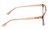 Side View of OTIS Summer of 67 X Designer Progressive Lens Prescription Rx Eyeglasses in Eco Crystal Sunset Unisex Square Full Rim Acetate 52 mm