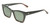 Profile View of OTIS Vixen Womens Cat Eye Sunglasses Black Dark Havana/Grey Polarized Glass 53mm