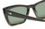Close Up View of OTIS Vixen Womens Cat Eye Sunglasses Black Dark Havana/Grey Polarized Glass 53mm