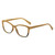 Profile View of Elton John Ambient Designer Progressive Lens Blue Light Blocking Eyeglasses in Wood Stripe Black Fade Unisex Cat Eye Full Rim Acetate 54 mm