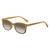 Elton John Ambient Unisex Cat Eye Designer NON-polarized Sunglasses in Wood Stripe Black Fade 54mm CHOOSE LENS COLOR with Custom Cut Brown Gradient Lenses