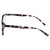 Side View of Elton John Single 2 Designer Progressive Lens Blue Light Blocking Eyeglasses in Tortoise Havana Brown Unisex Square Full Rim Acetate 45 mm