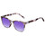 Elton John Single 2 Unisex Square Designer Polarized Sunglasses in Tortoise Havana Brown 45mm CHOOSE LENS COLOR with Custom Cut Purple Mirror Lenses