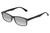 Perry Ellis PEBX54 Unisex Rectangular Designer Polarized Sunglasses in Gloss Black Marble 53mm CHOOSE LENS COLOR with Custom Cut Silver Mirror Lenses