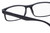 Close Up View of Perry Ellis PEBX54 Designer Single Vision Prescription Rx Eyeglasses in Gloss Navy Blue Marble Unisex Rectangular Full Rim Acetate 53 mm