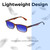 Lightweight Construction Illustration of Perry Ellis PEBX54 Designer Polarized Sunglasses with Custom Cut Blue Mirror Lenses in Gloss Tortoise Havana Marble Unisex Rectangular Full Rim Acetate 53 mm