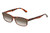 Perry Ellis PEBX54 Unisex Rectangular Designer NON-polarized Sunglasses in Gloss Tortoise Havana Marble 53mm CHOOSE LENS COLOR with Custom Cut Brown Gradient Lenses