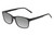 Perry Ellis PEBX55 Unisex Square Designer Polarized Sunglasses in Gloss Black Marble 52mm CHOOSE LENS COLOR with Custom Cut Silver Mirror Lenses