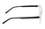 Side View of Perry Ellis PEBX55 Designer Bi-Focal Prescription Rx Eyeglasses in Gloss Crystal Clear Marble Unisex Square Full Rim Acetate 52 mm