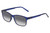Perry Ellis PEBX55 Unisex Square Designer NON-polarized Sunglasses in Gloss Navy Blue Marble 52mm CHOOSE LENS COLOR with Custom Cut Grey Gradient Lenses