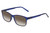Perry Ellis PEBX55 Unisex Square Designer NON-polarized Sunglasses in Gloss Navy Blue Marble 52mm CHOOSE LENS COLOR with Custom Cut Brown Gradient Lenses