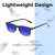 Lightweight Construction Illustration of Perry Ellis PEBX57 Designer Polarized Sunglasses with Custom Cut Blue Mirror Lenses in Gloss Black Marble Unisex Panthos Full Rim Acetate 50 mm