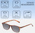 Dimensions and Measurements Illustration of Perry Ellis PEBX57 Designer Polarized Sunglasses with Custom Cut Smoke Grey Lenses in Gloss Tortoise Havana Marble Unisex Panthos Full Rim Acetate 50 mm