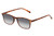 Perry Ellis PEBX57 Unisex Panthos Designer NON-polarized Sunglasses in Gloss Tortoise Havana Marble 50mm CHOOSE LENS COLOR with Custom Cut Grey Gradient Lenses