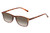 Perry Ellis PEBX57 Unisex Panthos Designer NON-polarized Sunglasses in Gloss Tortoise Havana Marble 50mm CHOOSE LENS COLOR with Custom Cut Brown Gradient Lenses