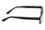 Side View of Perry Ellis PEBX59 Designer Single Vision Prescription Rx Eyeglasses in Gloss Black Marble Unisex Rectangular Full Rim Acetate 50 mm