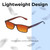 Lightweight Construction Illustration of Perry Ellis PEBX59 Designer Polarized Sunglasses with Custom Cut Red Mirror Lenses in Gloss Dark Brown Marble Unisex Rectangular Full Rim Acetate 50 mm