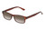 Perry Ellis PEBX59 Unisex Rectangular Designer NON-polarized Sunglasses in Gloss Dark Brown Marble 50mm CHOOSE LENS COLOR with Custom Cut Brown Gradient Lenses