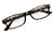 Top Laying View of Perry Ellis PEBX59 Designer Blue Light Blocking Eyeglasses in Gloss Grey Tortoise Havana Marble Unisex Rectangular Full Rim Acetate 50 mm