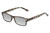 Perry Ellis PEBX59 Unisex Rectangular Designer Polarized Sunglasses in Gloss Grey Tortoise Havana Marble 50mm CHOOSE LENS COLOR with Custom Cut Silver Mirror Lenses