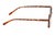 Side View of Perry Ellis PEBX57 Unisex Panthos Full Rim Designer Reading Glasses in Gloss Tortoise Havana Marble 50mm