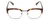 Front View of Ernest Hemingway H4650 Designer Single Vision Prescription Rx Eyeglasses in Tortoise Yellow Brown Gold Gun Metal Ladies Cateye Semi-Rimless Metal 49 mm