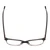Top View of Ernest Hemingway H4819 Designer Progressive Lens Prescription Rx Eyeglasses in Black Clear Grey Gradient Ladies Cateye Full Rim Acetate 52 mm