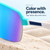 Coyote Rattler Single Lens Sport Sunglasses Teal White/Blue Shift Mirror