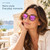Coyote Uptown Polarized Retro Sunglasses Tokyo Tortoise/Purple Mirror