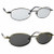 Magnetic Clip-On 210 Polarized Reading Sunglasses :: Custom Left & Right Lens
