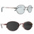 Magnetic Clip-On 224 Polarized Reading Sunglasses :: Custom Left & Right Lens