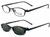 Magnetic Clip-On 603 Polarized Reading Sunglasses :: Rx Single Vision