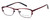 Jones New York Designer Eyeglasses J124 Burgundy :: Rx Single Vision