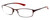 Bollé Versailles Designer Eyeglasses in Satin Brown & Red :: Rx Bi-Focal