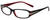 Calabria Designer Eyeglasses 847 Red :: Progressive