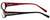 Calabria Designer Eyeglasses 847 Red :: Progressive