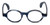 Calabria Designer Eyeglasses Calabria 856 Blue :: Rx Bi-Focal