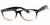 Soho Designer Eyeglasses 1011 in Black-Grey :: Progressive