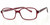 Soho Designer Eyeglasses 97 in Burgundy :: Progressive
