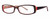 Calabria Splash Designer Eyeglasses 55 in Red Tortoise :: Progressive