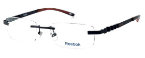 Reebok Optical Designer Eyeglasses R2006-SBR in Matte-Black :: Rx ...