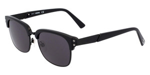 Diesel Black Frame DL0330-D 01E 57 Yellow Transparent Lenses Sunglasses