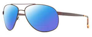 Reptile Gladiator Unisex Pilot Polarized BIFOCAL Sunglasses Brown ...