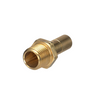 15 millimeter by 1/2 inch brass stem adapter