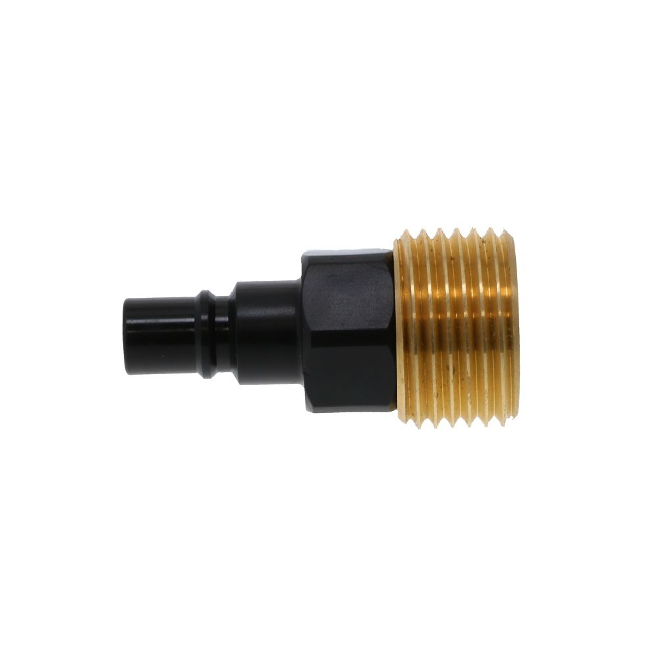 Speed hose adapter with auto shut off valve